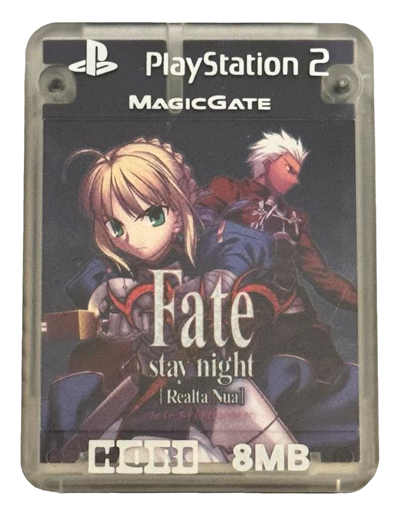 Fate Stay Night Hori Magic Gate PS2 Memory Card PlayStation 2 (Preowned)