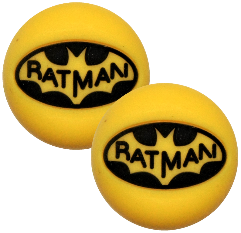 Thumb Grips x2 For PS4 PS5 XBOXONE Xbox Series X Toggle Cover - Yellow Batman