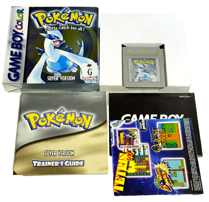 Pokemon Silver Version Nintendo Gameboy Color GBC *Complete* Boxed (Preowned)