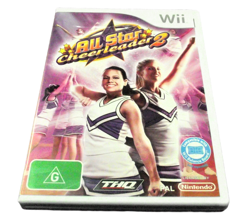 All Star Cheerleader 2 Nintendo Wii PAL *No Manual* Wii U Compatible (Pre-Owned)