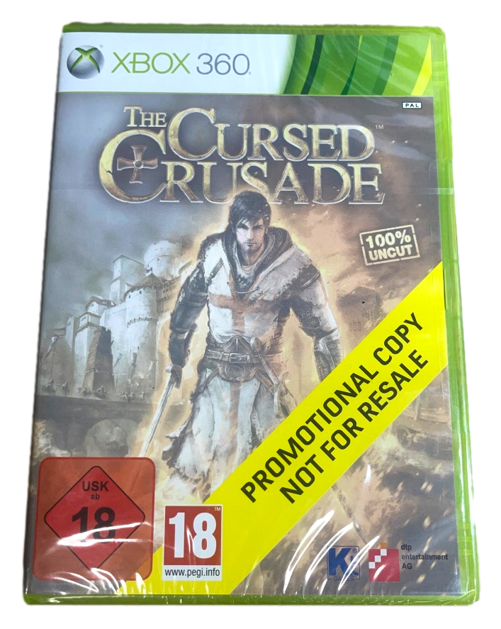 The Cursed Crusade XBOX 360 PAL *Sealed* Promotional Copy