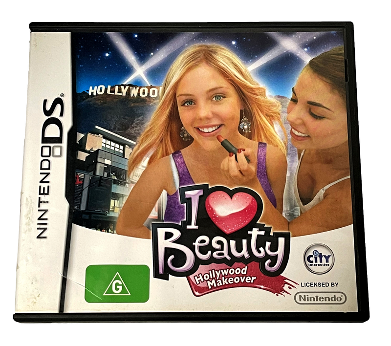 I Love Beauty Hollywood Makeover Nintendo DS 2DS 3DS Game *Complete* (Pre-Owned)
