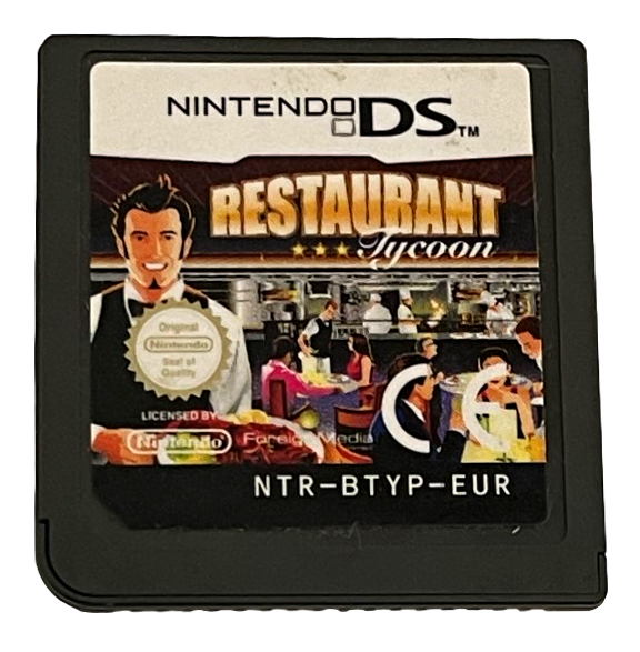 Restaurant Tycoon Nintendo DS 2DS 3DS Game *Cartridge Only* (Preowned)