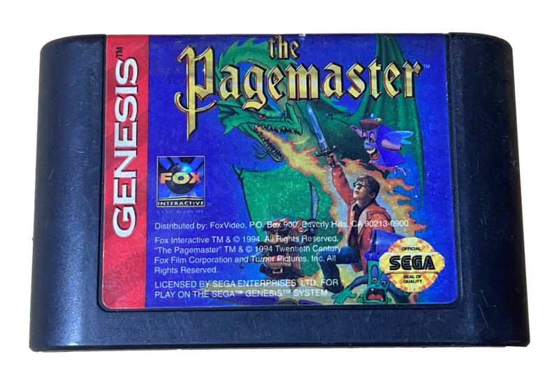 The Pagemaster Sega Genesis *Cartridge Only* (Preowned) - Games We Played