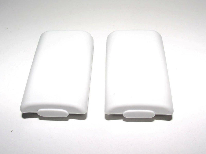 2 x White Microsoft Xbox 360 Remote Controller Battery Cover Clip Case AA - Games We Played