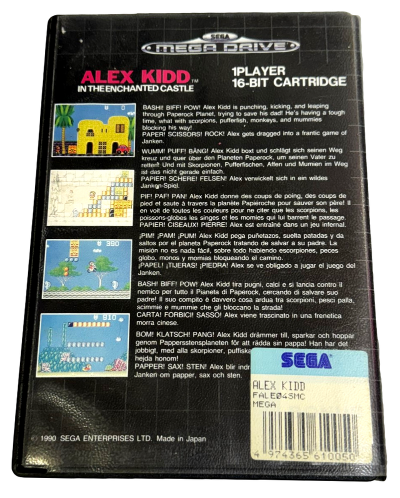 Alex Kidd in the Enchanted Castle Sega Mega Drive PAL *No Manual* (Preowned)
