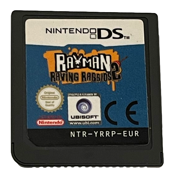 Rayman Raving Rabbids 2 Nintendo DS 2DS 3DS Game *Cartridge Only* (Preowned)