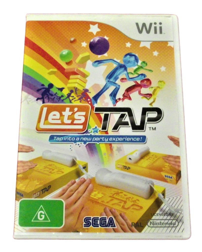 Let's Tap Wii Nintendo Wii PAL *Complete*(Preowned)