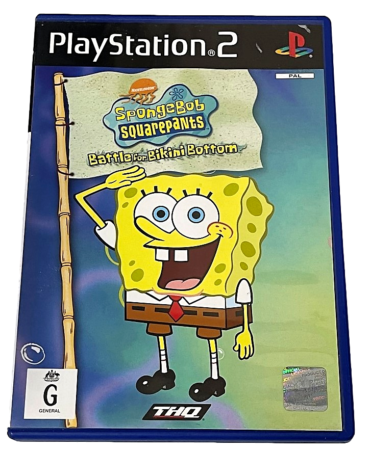 Spongebob Squarepants Battle for Bikini Bottom PS2 PAL *Complete* (Preowned)
