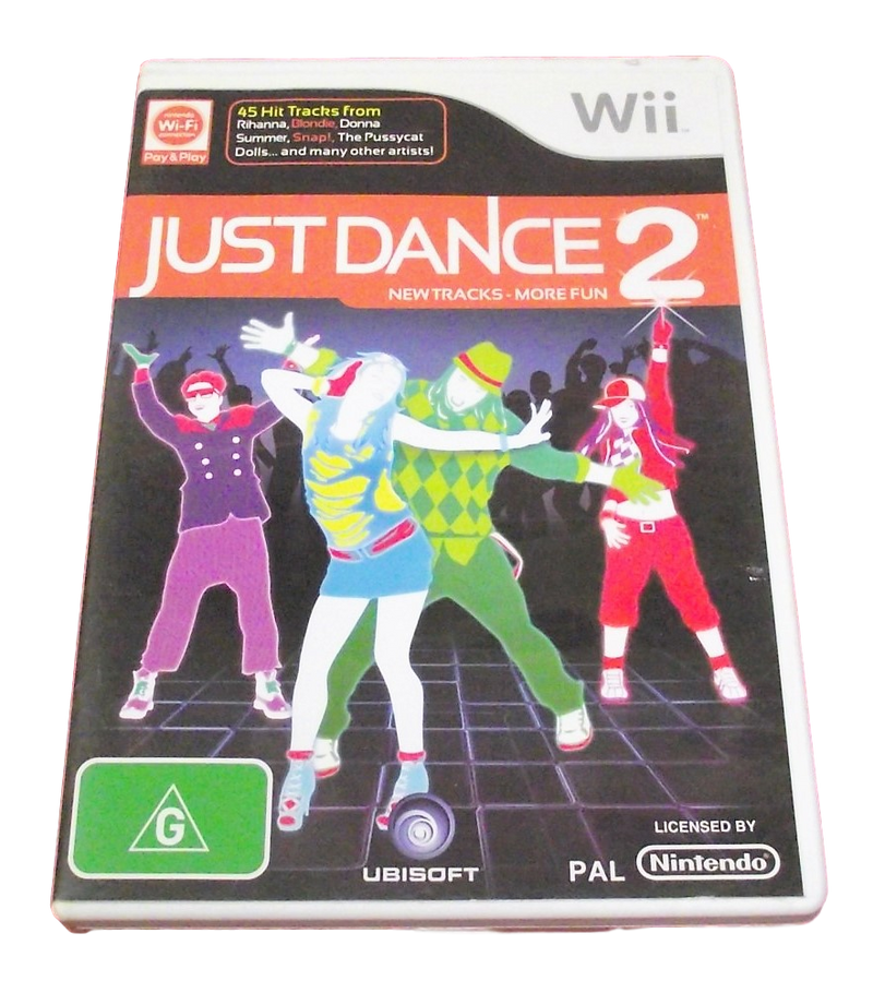Just Dance 2 Nintendo Wii PAL *Complete* Wii U Compatible (Pre-Owned)