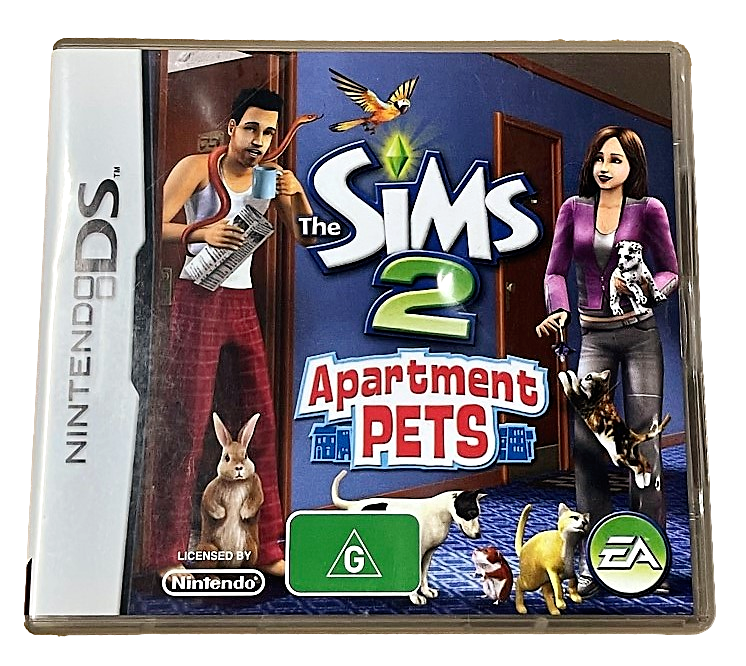 The Sims 2 Apartment Pets Nintendo DS 2DS 3DS *Complete* (Preowned)