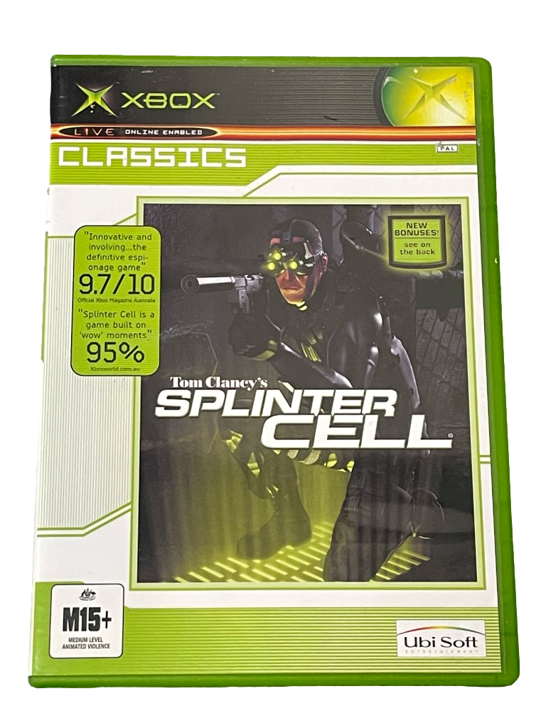 Tom Clancy's Splinter Cell Xbox Original PAL (Classics) *No Manual* (Pre-Owned)