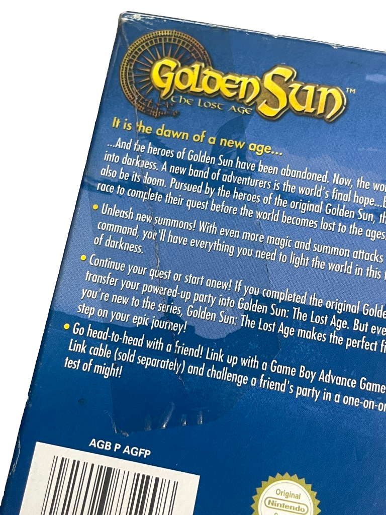 Golden Sun The Lost Age Gameboy Advanced GBA *Manual* Boxed (Pre-Owned)