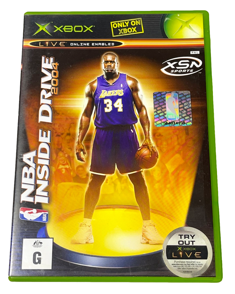 NBA Inside Drive 2004 XBOX Original PAL *No Manual* (Pre-Owned)