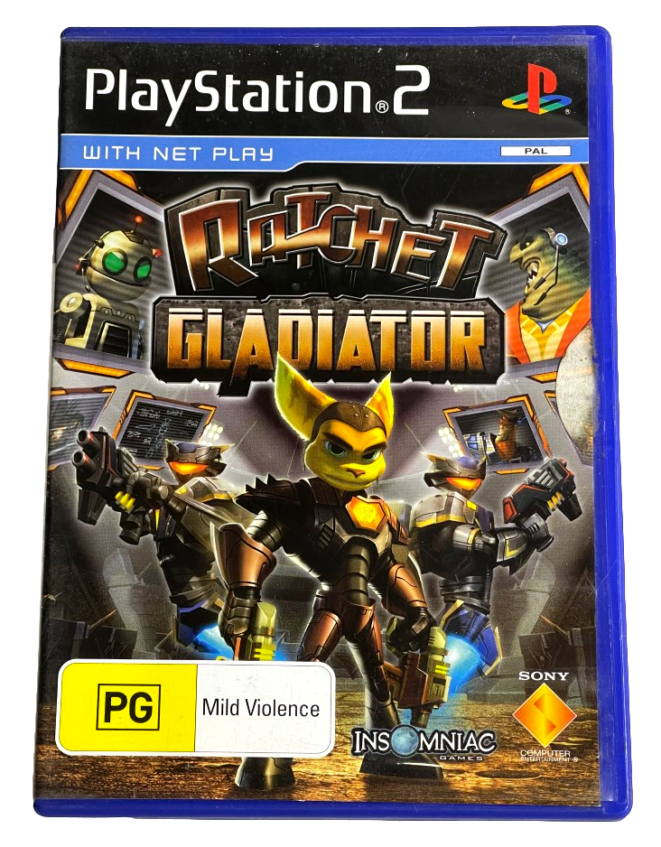 Ratchet Gladiator PS2 PAL *No Manual* (Preowned)