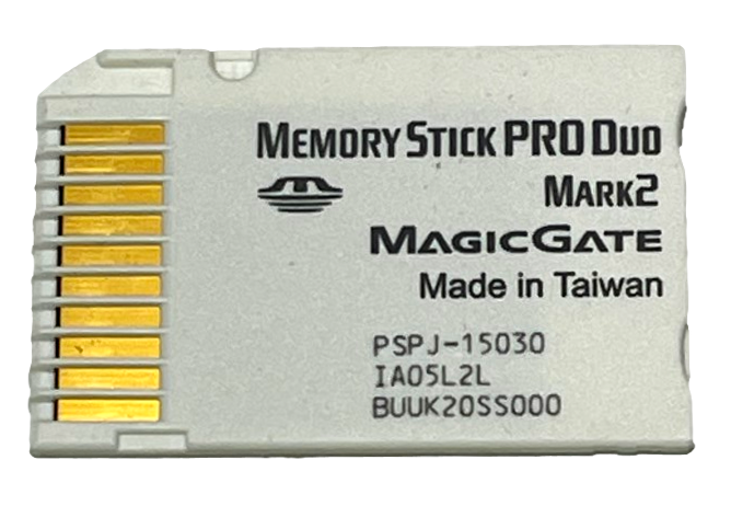 Sony 4GB Sony PSP Memory Stick Pro Duo Mark 2 Memory Card Camera Photokan (Preowned)
