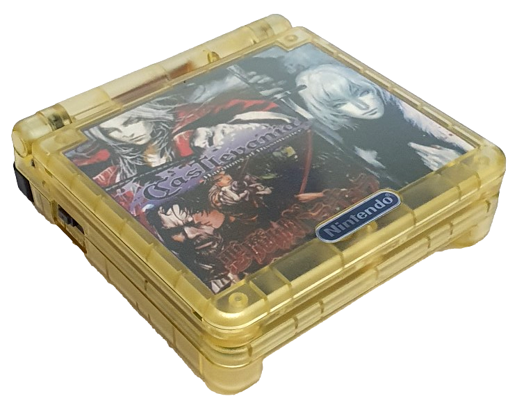 Nintendo Gameboy Advance SP Castlevania Custom RetroFit AGS-001  + USB Charger  (Refurbished)