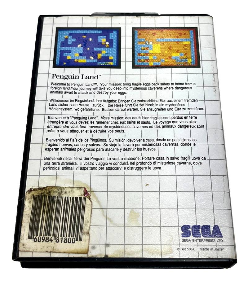 Penguin Land Sega Master System *Complete* Sega Promo (Pre-Owned)