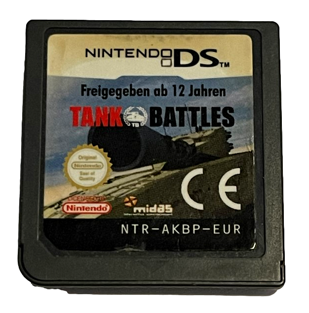 Tank Battles Nintendo DS 2DS 3DS Game *Cartridge Only* (Preowned)