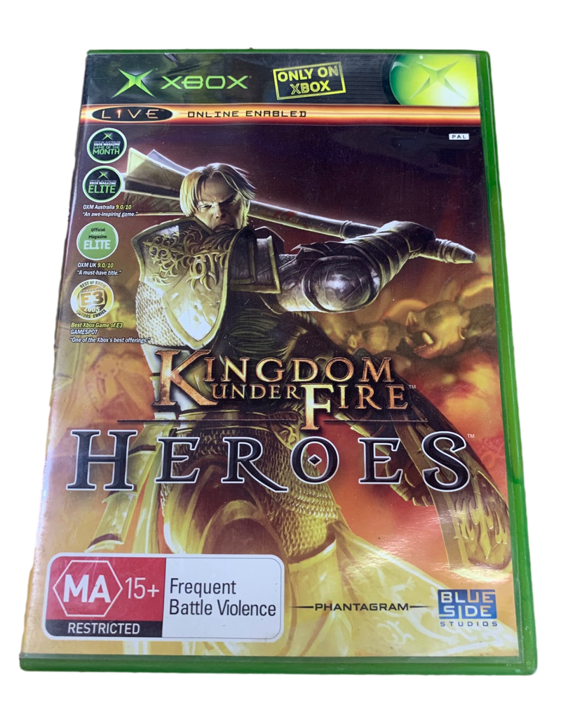 Kingdom Under Fire Heroes XBOX Original PAL *No Manual* (Pre-Owned)