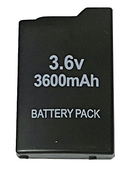 New Rechargeable Battery for PSP 1000 and 1002 Sony PlayStation Portable 3600mAh