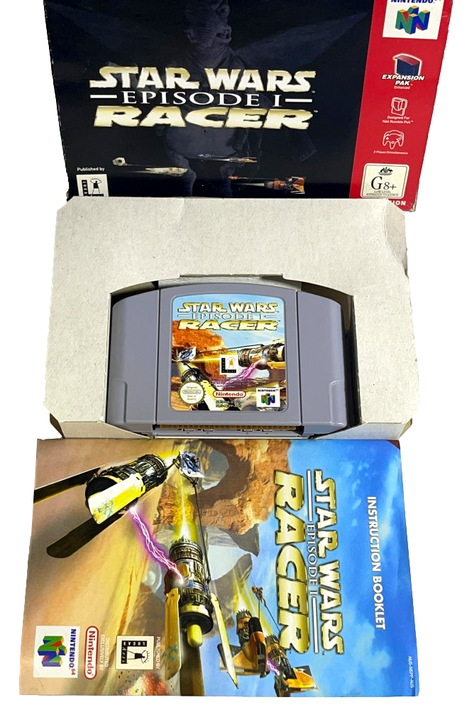 Star Wars Episode 1 Racer Nintendo 64 N64 Boxed PAL *Complete*