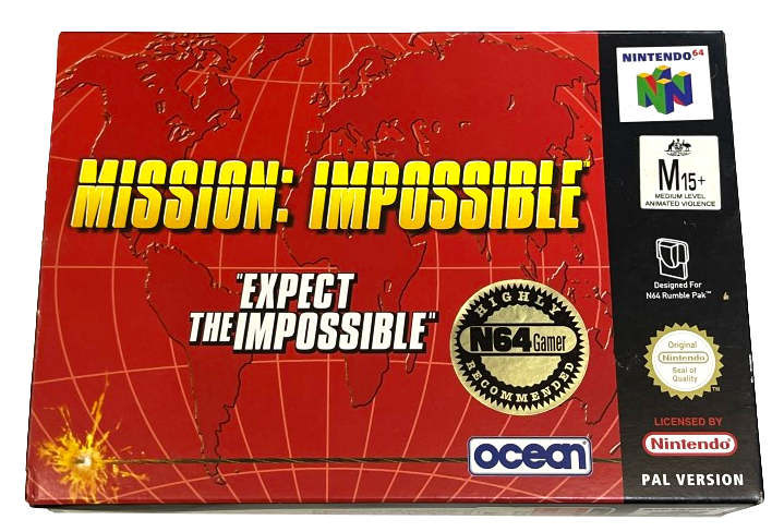 Mission Impossible Nintendo 64 N64 Boxed PAL *Complete* (Preowned)