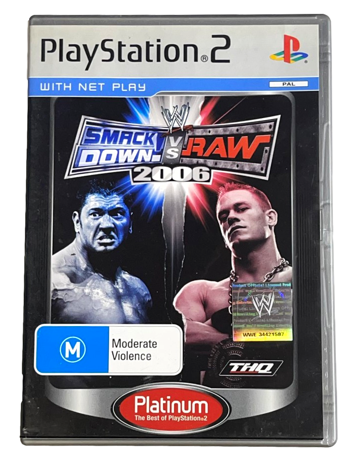 Smackdown Vs Raw 2006 PS2 (Platinum) PAL *Complete* (Preowned)