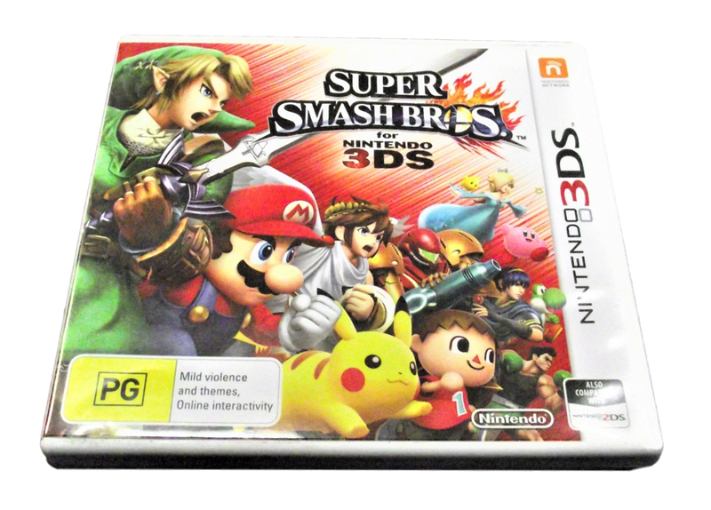 Super Smash Bros Nintendo 3DS 2DS Game *Complete* (Pre-Owned)