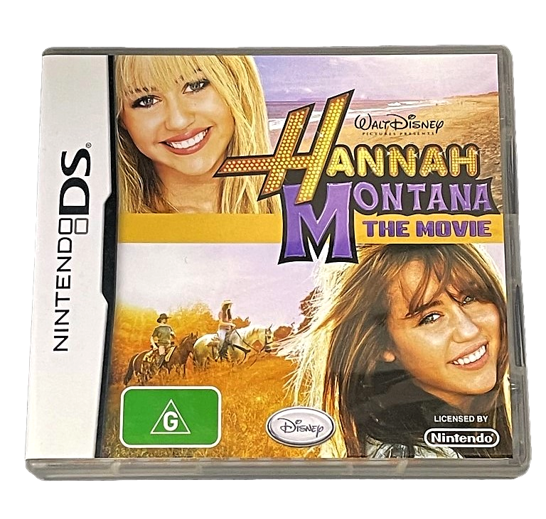 Hannah Montana The Movie Nintendo DS 2DS 3DS Game *Complete* (Pre-Owned)