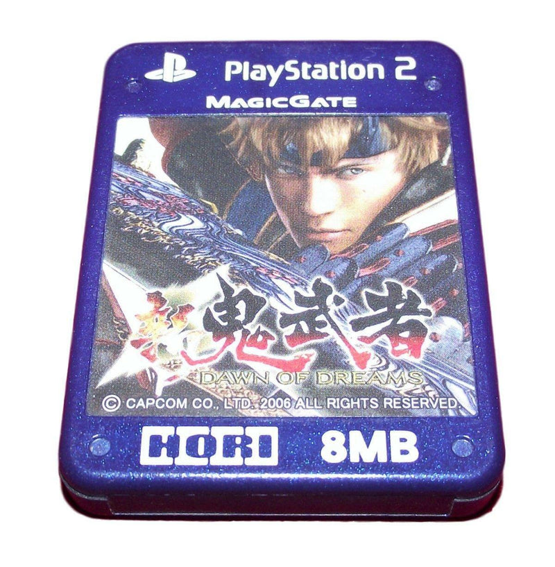 Onimusha Dawn of Dreams Hori Magic Gate PS2 Memory Card PlayStation 2 8MB (Preowned)