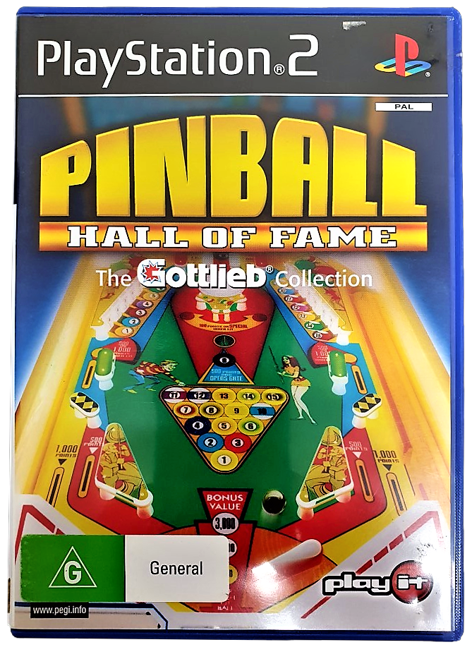 Pinball Hall Of Fame PS2 PAL *Complete* Playstation 2 (Preowned)