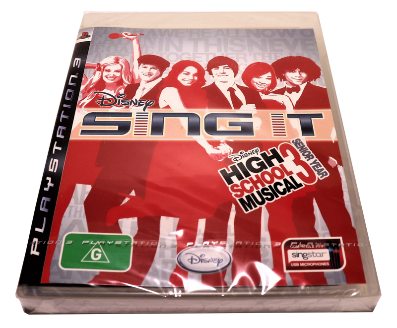 Sing It High School Musical 3 Senior Year +Mics Sony PS3 PlayStation 3 Boxed! (Pre-Owned)