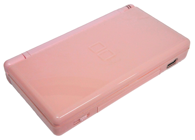 Pink Nintendo DS Lite Console + USB Charger and 10 Game Bundle (Refurbished)