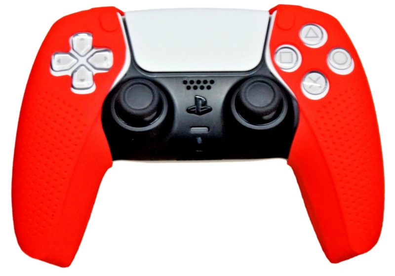 Silicone Grip Covers For PS5 Controller Skin - Red Sox