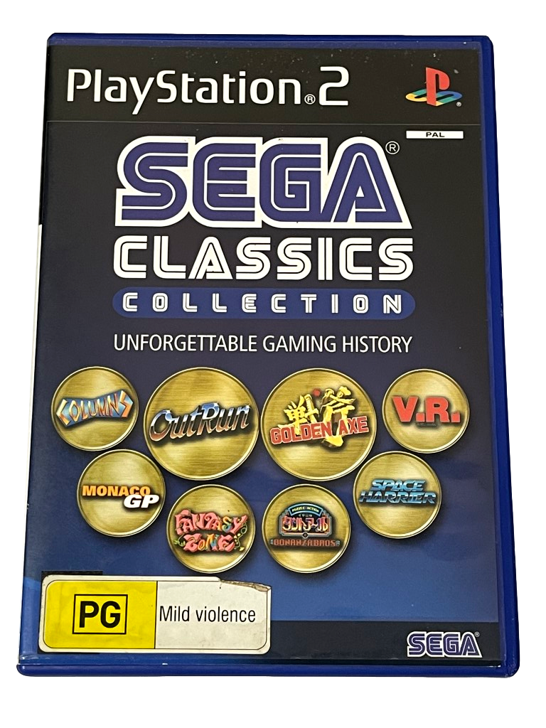 Sega Classics Collection PS2 PAL *Complete* (Preowned)
