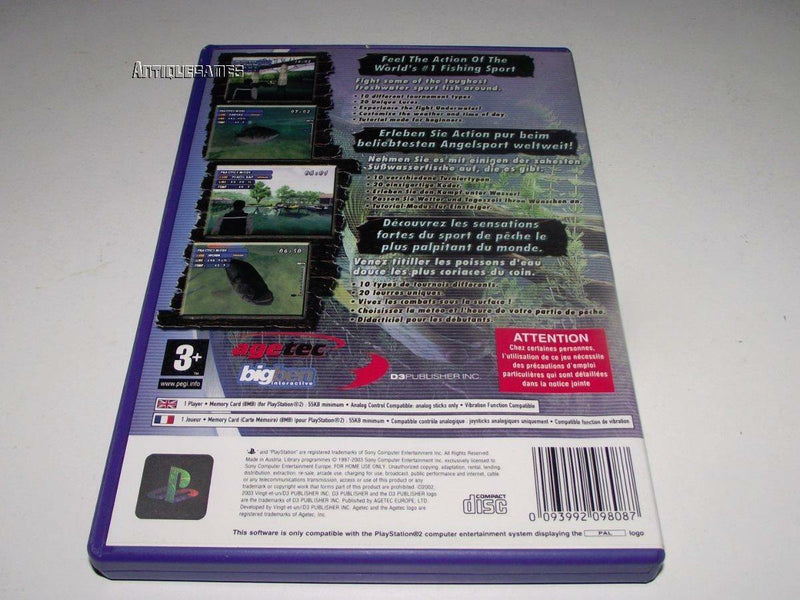 Bass Master Fishing PS2 PAL *No Manual* (Preowned) - Games We Played