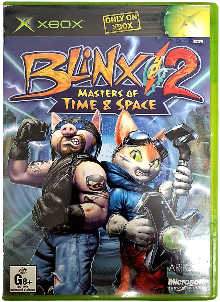 Blinx 2 Masters of Time & Space XBOX Original PAL *Complete* (Preowned)
