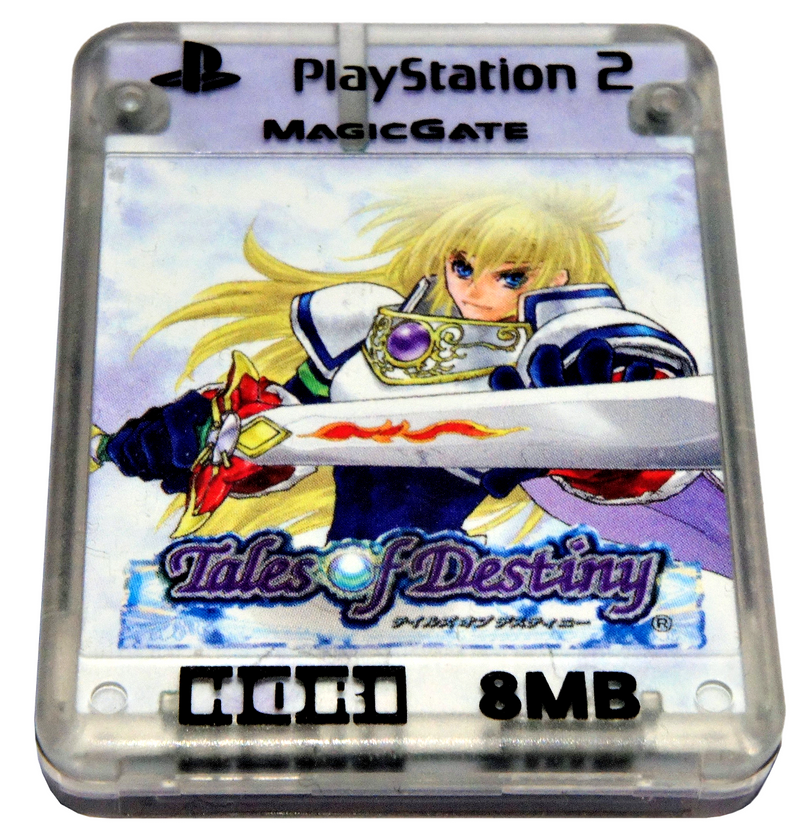 Stahn Aileron Tales Of Destiny Hori Magic Gate PS2 Memory Card PlayStation 2 (Preowned)