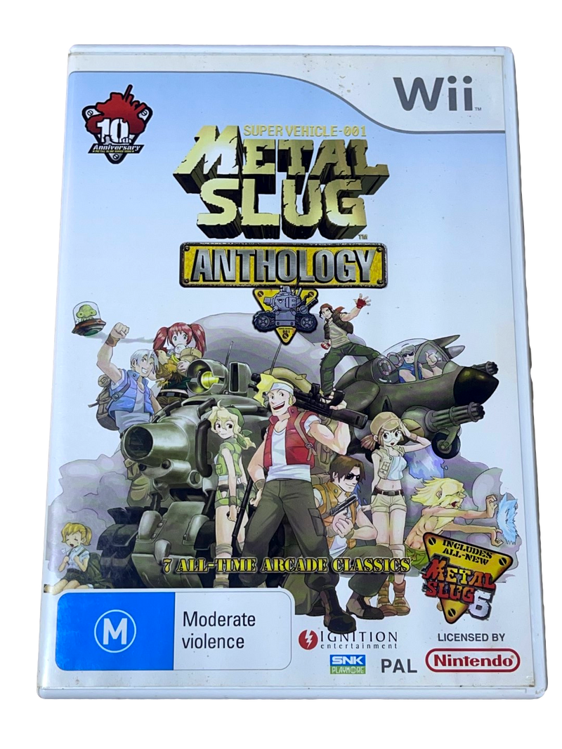 Metal Slug Anthology Nintendo Wii PAL *Complete* Wii U Compatible (Pre-Owned)