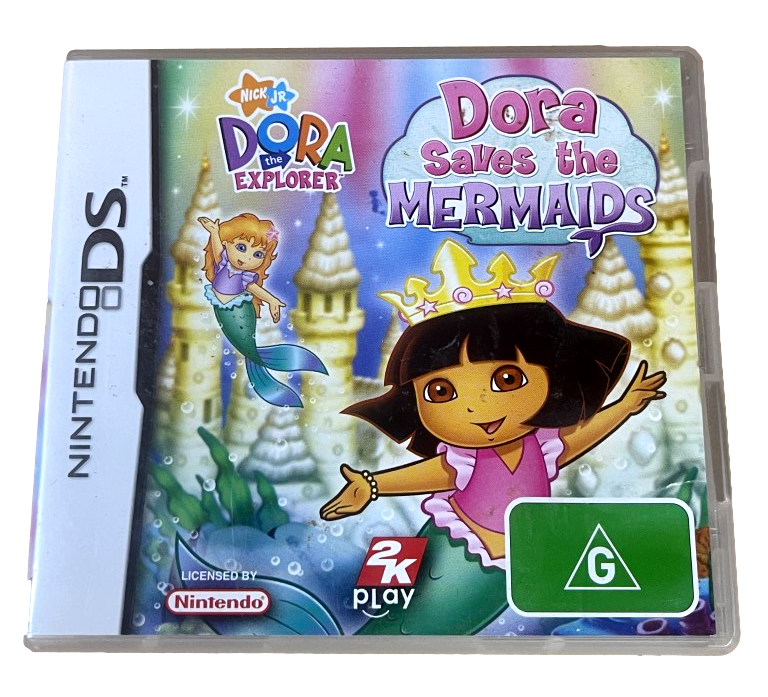 Dora Saves the Mermaids Nintendo DS 3DS Game *Complete* (Pre-Owned)