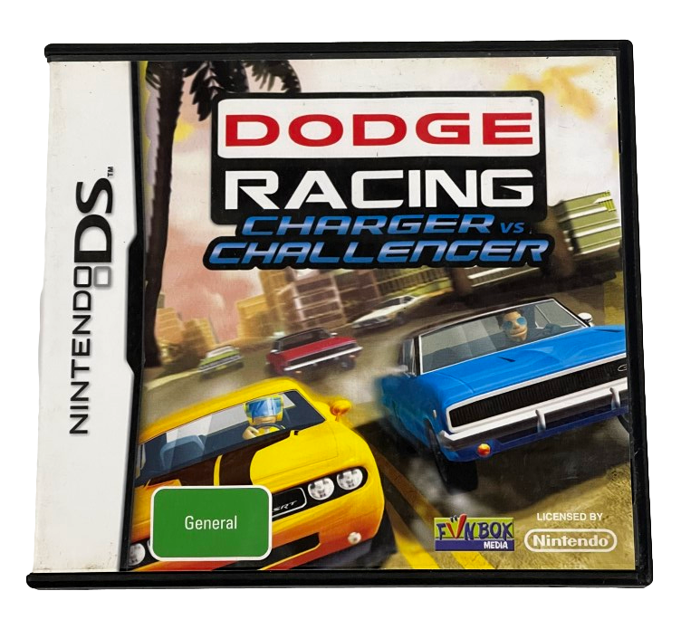 Dodge Racing Charger VS Challenger Nintendo DS 2DS 3DS Game *No Manual* (Preowned)