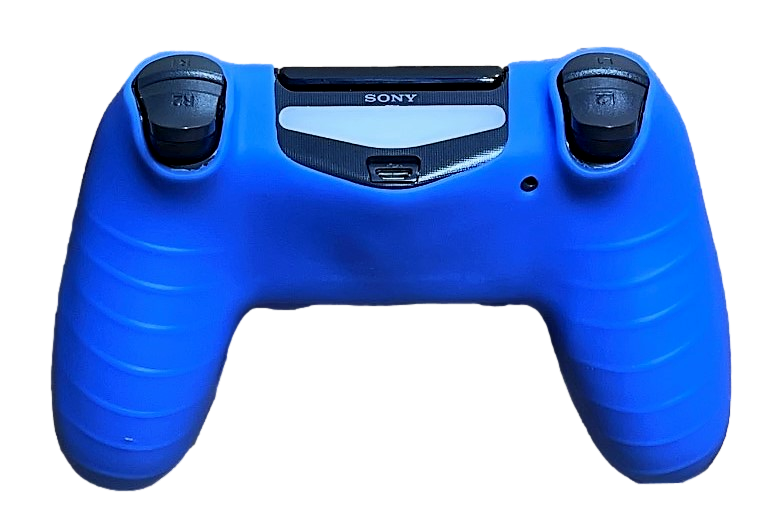 Silicone Cover For PS4 Controller Case Skin - Blue