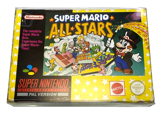 Super Mario All Stars Super Nintendo SNES Boxed *Complete* PAL