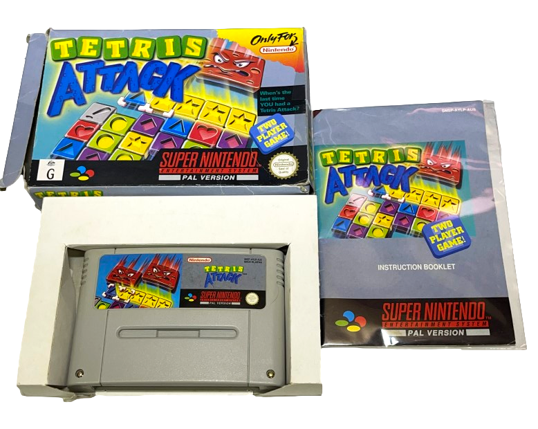 Tetris Attack SNES Boxed PAL *Complete* (Preowned)