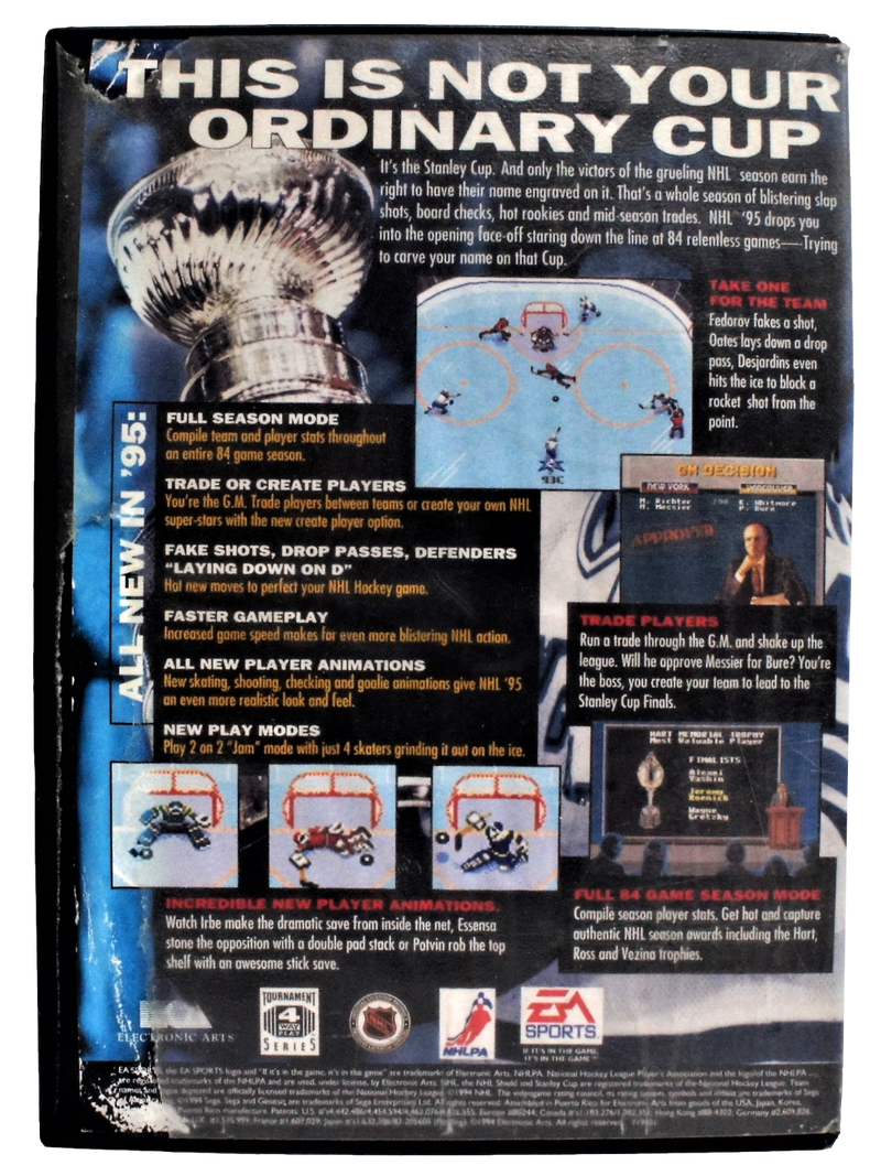 NHL 95 Sega Mega Drive *No Manual* (Pre-Owned)