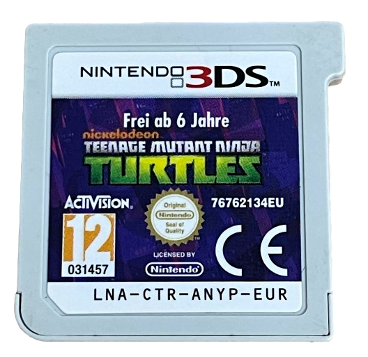 Teenage Mutant Ninja Turtles Nintendo 3DS 2DS Game (Cartridge Only) (Preowned)