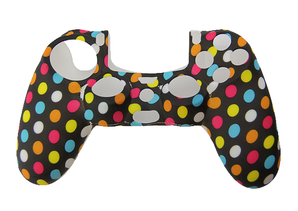 Silicone Cover For PS4 Controller Case Skin - Polka Dots - Games We Played