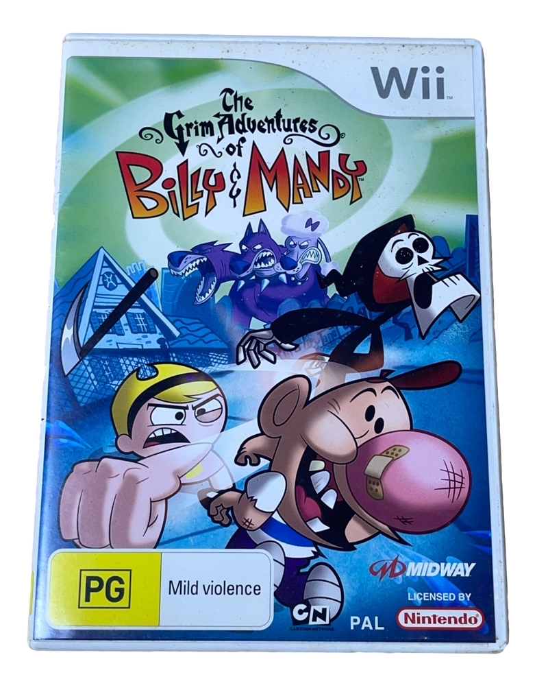 The Grim Adventures of Billy & Mandy Nintendo Wii PAL *Complete* Wii U Compatible (Pre-Owned)