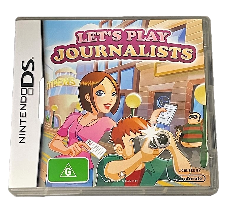 Let' Play Journalists Nintendo DS 2DS 3DS Game *Complete* (Pre-Owned)